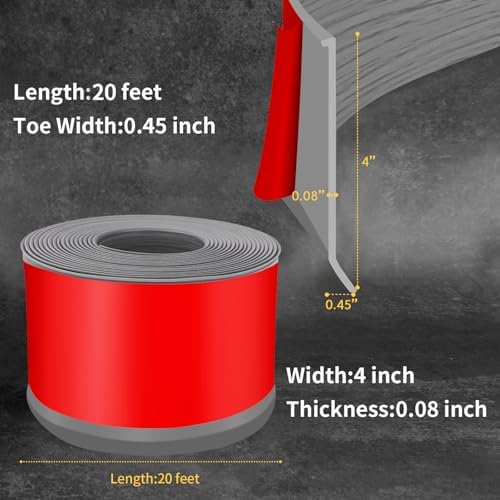 Vinyl Baseboard Molding Trim 4 Inch Peel and Stick Cove Base - Image 2