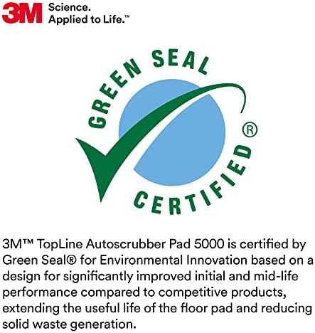 Scotch-Brite Autoscrubber Floor Pad 5000, 20", Green, Scrubs and Cleans - Image 2