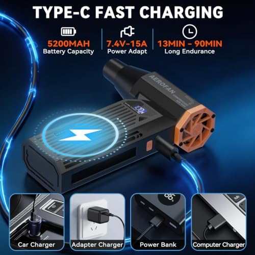 Electric Air Duster - 150000RPM Rechargeable Cordless Compressed Air Duster - Image 5