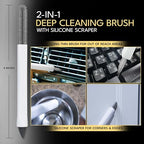 Small Cleaning Brush Set 3pcs—Crevice Brushes for Cleaning—Scrub Brushes Set with Silicone Tipped Scrub Brush—Stiff Handle Miniature Cleaning Brush for Kitchen Uensils, Tight Spaces, Tub, Shower - Image 6