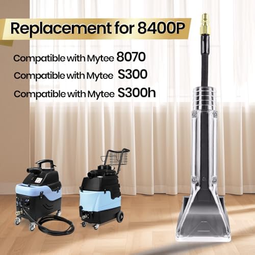 Upholstery Tool Compatible with Mytee 8400P Air Lite,1-1/2 Inches Interface,1/4” Quick Connect,Add Cleaning Brushes,Anti Fall Transparent Shell,Clean Carpets,Car Upholstery,Upholstery Tool - Image 2