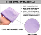 Longmann Norwεx Window Cleaning Cloth, Glass Cleaning Cloth, Streaks Schatches Free. Violet,1 Pack - Image 2