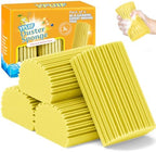 4 Pack Damp Clean Duster Sponge, Magic Sponge Eraser for Household Cleaning, Reusable Dusters Cleaning Supplies for Housekeeping, Dish, Blinds, Glass, Baseboards,Window Track Grooves and Faucets by YFUIF