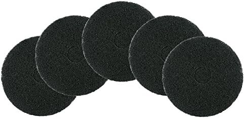 Mercer Industries 45017B - 17" Black Floor Maintenance Pads (5 pack) - Image 2