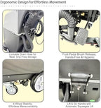 110V Commercial Auto Floor Scrubber Machine - 20" (510mm) Brush, 173RPM Speed, 23.8 Gallons Dual Tanks , 1750m²/h Cleaning Rate, Commercial Walk-Behind Floor Polisher - Image 6