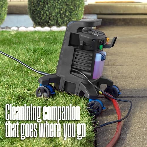 Westinghouse ePX3500 Electric Pressure Washer, 2500 Max PSI 1.76 Max GPM with Anti-Tipping Technology, Onboard Soap Tank, Pro-Style Steel Wand, 5-Nozzle Set, for Cars/Fences/Driveways/Home/Patios - Image 3