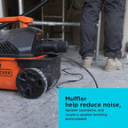 BLACK+DECKER Shop Vacuum Wet and Dry, 4 Gallon 5.0 Peak HP Wet/Dry Vacuum, Quiet Operation with Muffler, Long Reach Cleaning Range & On-Board Storage, Complete Accessory Set, BDXV18905P-4 - Image 4