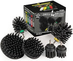The Ultimate No-Wire Grill Brush Kit - BBQ Accessories - Cast Iron Skillet by Drillbrush