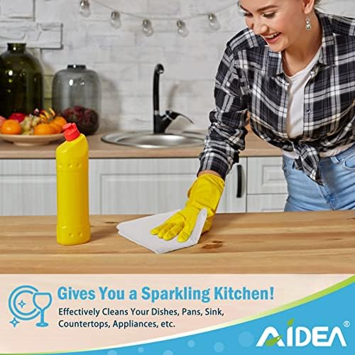 AIDEA White Microfiber Cleaning Cloth, 100PK, Cleaning Rags, 11.5"×11.5" - Image 5
