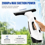 Window Vacuum Squeegee Cordless,Electric Window Cleaner Tool for Glass - Image 2