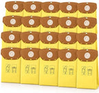 20 Pack AH10232 Sealed Collar Vacuum Bags Replacement for Hoover Commercial MPWR 40V Cordless Backpack Vacuum CH93619, CH93600, Type CB1 Replacement Filter Bag by Unknown