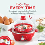 Dash Rapid Egg Cooker, 7 Hard Boiled Eggs, Red - Image 3