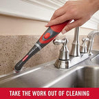 Rubbermaid Reveal Power Scrubber with Multi-Purpose Head, Cordless Electric Battery Powered Scrub Brush, Water Resistant, for Home/Kitchen/Bathroom/Grout/Tile/Shower/Tub - Image 2