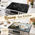 Stove Top Cover,28.5"L x 20.33"W,Heat Resistant Cooktop Protector Mat - Image 4