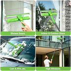 4-in-1 Window Cleaning Kit with Storage Bag, 79'' Window Squeegee Cleaner Tool with Extension Pole, Professional Window Washing Equipment for Home, Outdoor Windows, Glass, Shower, Commercial - Image 5