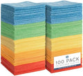S&T INC. Microfiber Cleaning Cloth, 100 Pack, 11.5" x 11.5" by STINC