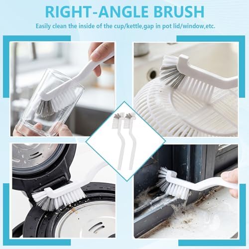 18PCS Crevice Cleaning Brush Hard Bristle Scrub Brushes for Gaps with Box - Image 2