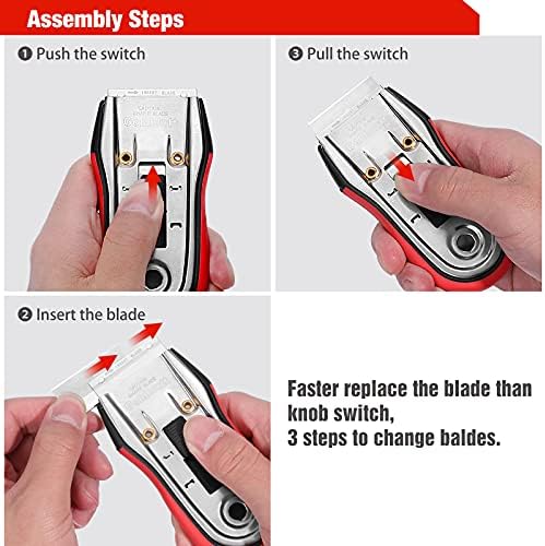 Goldblatt 2 Piece Razor Scraper Tool with 20-piece Blades, Razor Holder - Image 6