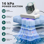 HAUSHOF Mattress Vacuum Cleaner, 16 Kpa Bed Vacuum Cleaner - Image 4