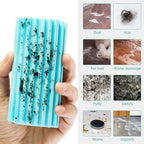 4 Pack Damp Dusting Sponge Duster, Blue Dust Cleaning Sponge, Reusable Household Cleaning Sponge Tool for Blinds, floorboards, Fan Blades, Vents, Glass, Railings, Mirrors - Image 3