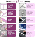 Silicone Rubber Blade Shower Squeegee 9" in Width Window & Car Squeegee - Pink - Image 4
