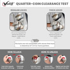 Mom's Choice Award Stove Knob Locks | 5-Pack Silicone Child Safety Lock Set - Image 4