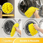 TidyBliss 77” Ceiling Fan Blades Cleaner Duster with Extension Pole, Extendable Flexible Dust Cleaning Brush, Reusable Chenille Mop for Baseboard Wall Floor Blinds Cobweb - Image 6