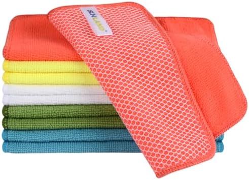 SINLAND Dish Cloth for Washing Dishes Kitchen Washcloth Cleaning Cloth by SINLAND