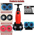 Commercial Floor Scrubber Machine, Electric Buffer Polisher, 17in - Image 6