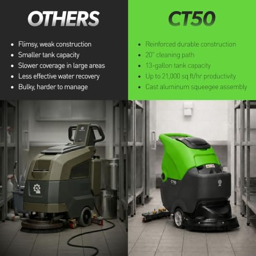 IPC Eagle CT50 Walk-Behind 20” Cleaning Path Floor Scrubber - Image 6