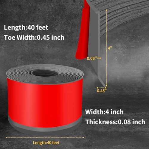 Vinyl Baseboard Molding Trim 4 Inch Peel and Stick Cove Base - Image 2