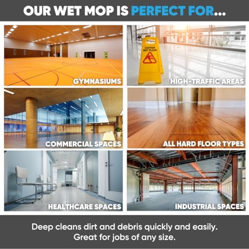 36" Microfiber Wet Mop Pad (3) - Microfiber Wholesale - Image 6