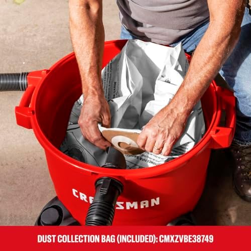 CRAFTSMAN 16 Gal. 6.5 Peak HP and 1.75 Peak HP Powerhead Vacuum Bundle - Image 6