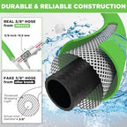 PWACCS Pressure Washer Hose 50 FT, 3/8" Kink Resistant Steel Braided Hoses - Image 5