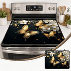 Stove Top Cover,28.5"L x 20.12"W,Heat Resistant Cooktop Protector Mat by seewan