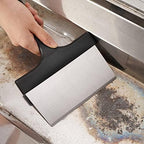 ELGADO Barbecue Oven Barbecue Wire Cleaning Brush BBQ Cleaning Tools teppanyaki scouring pad Nylon Cloth Set - Image 3