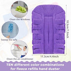 20 Pcs Reusable Duster Refills Washable Pads, Vivid Color - Image 2