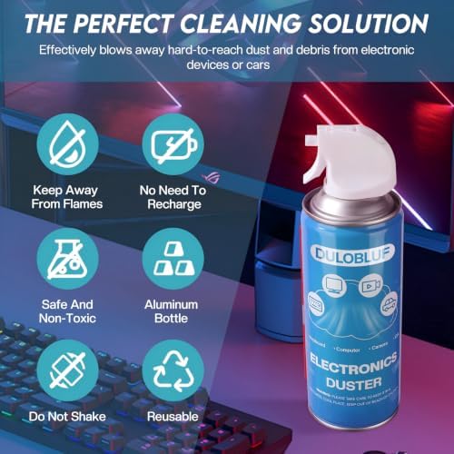 Compressed Air Duster: Computer Keyboard Cleaner - Image 3