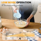Lord Eagle 5-Speed Small Hand Mixer Electric, 300W Compact Portable, Blue - Image 6