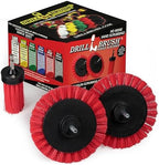 Drillbrush Hard Bristle Cleaning Brush for Crevices and Gaps - Outdoor by Drillbrush