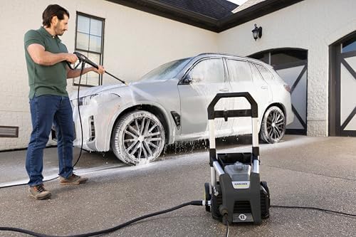 Kärcher Pressure Washer K1700B, CETA Certified, 3 Spray Nozzles, Detergent Tank, for Cars, Driveways, Siding, Patios, 1.2 max. GPM - Image 3