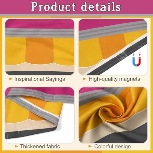 6Pcs Classroom Fluorescent Magnetic Light Covers,2x4 FT Pencil - Image 3