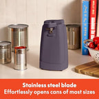 bella Electric Can Opener, Automatic One-Touch, Plum - Image 5