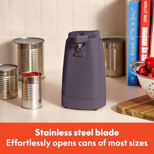 bella Electric Can Opener, Automatic One-Touch, Plum - Image 5