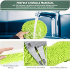 Wall Cleaner Mop Max 66’’ Long Handle, with 15°Labor-Saving Extension Pole - Image 4