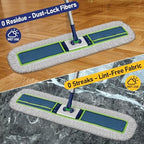 41" Large Commercial Dust Mop Push Broom for Janitor Dry Sweeping - Image 2