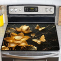 Stove Top Cover for Electric Stove,Glass Stove Top Cover, Heat Resistant Glass Cooktop Cover, Stovetop Protector, Kitchen Decor, Dish Drying Mats Cover for Ceramic Washer Top 28.5x20.5 inch by GIVEYOUTHEBEST
