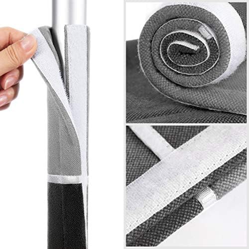 MRKG Refrigerator Door Handle Covers, Set of 6, Keep Your Kitchen Appliance Clean from Smudges, Drips, Food Stains, Oil. Washable Without Fading or Cracking. (Black&Grey) - Image 5