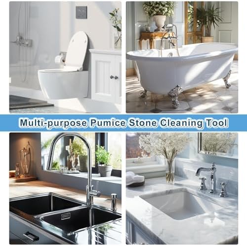 Pumice Stone Toilet Bowl Cleaner for Hard Water Ring & Stains - Image 6