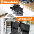 Silicone Grill Mat Compatible with Blackstone, Black - Image 6